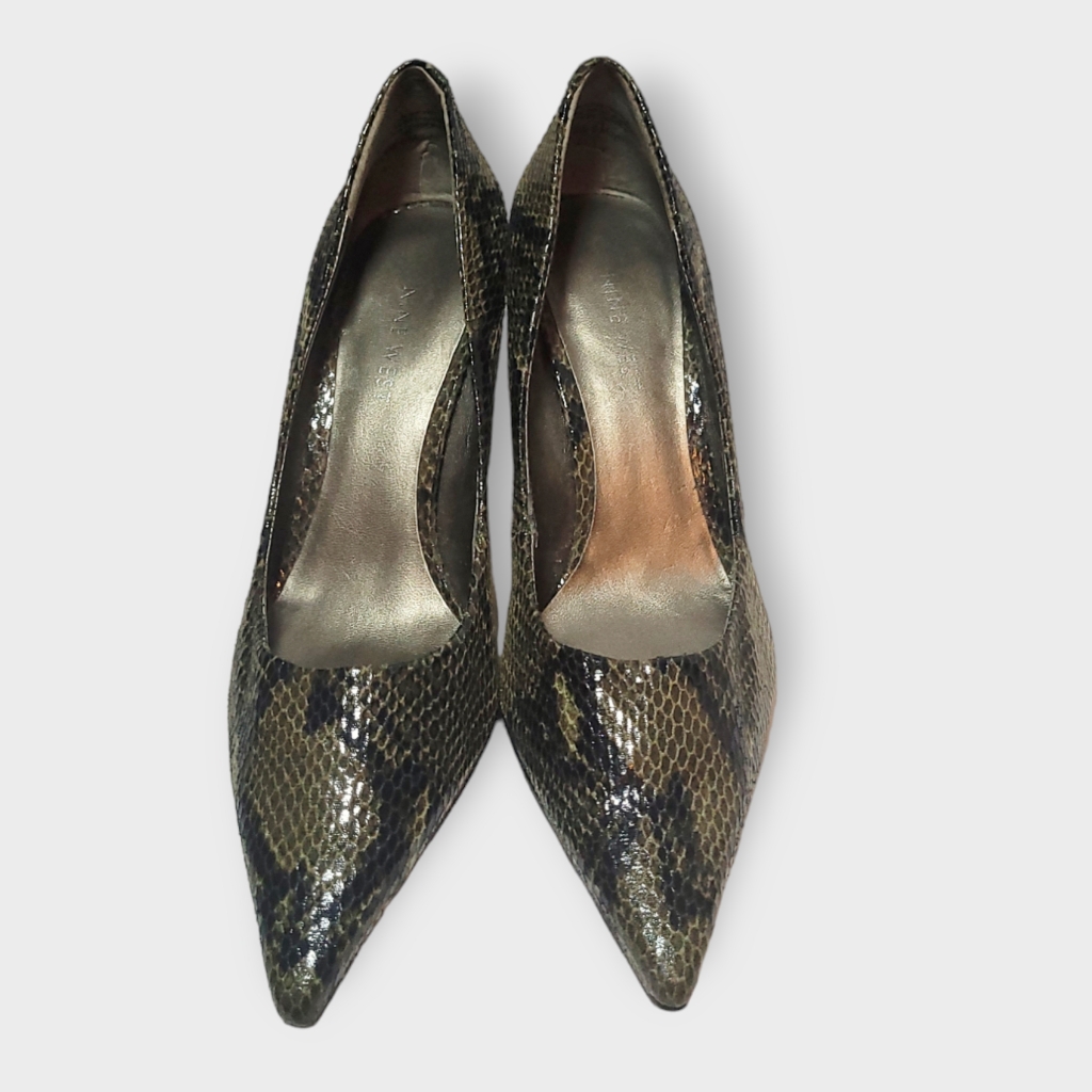 Nine West - Faux Snakeskin Heels